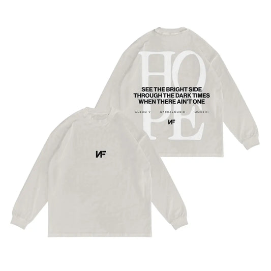 NF Rapper Cement Hope Merch Long Sleeve Crewneck Sweatshirt Merch